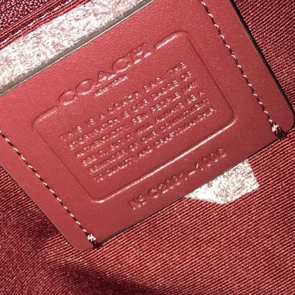 COACH ROWAN SATCHEL/CROSSBODY SIGNATURE LEATHE PURSE - Picture 9 of 11